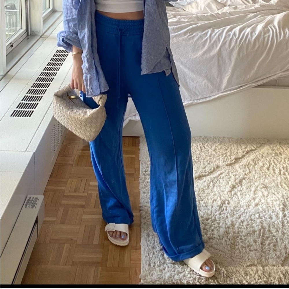 Free People blue sweatpants